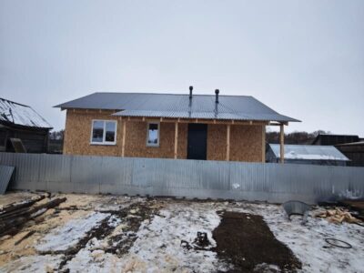 СИП дом 8x10 с вентиляцией