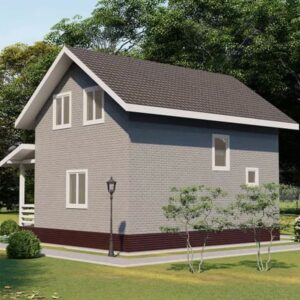 Каркасный двухэтажный дом 7x8, купить от 2600000 рублей в Самаре